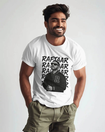 A Raftaar Graffiti T-shirt – Desi Hip-Hop Black & White Edition