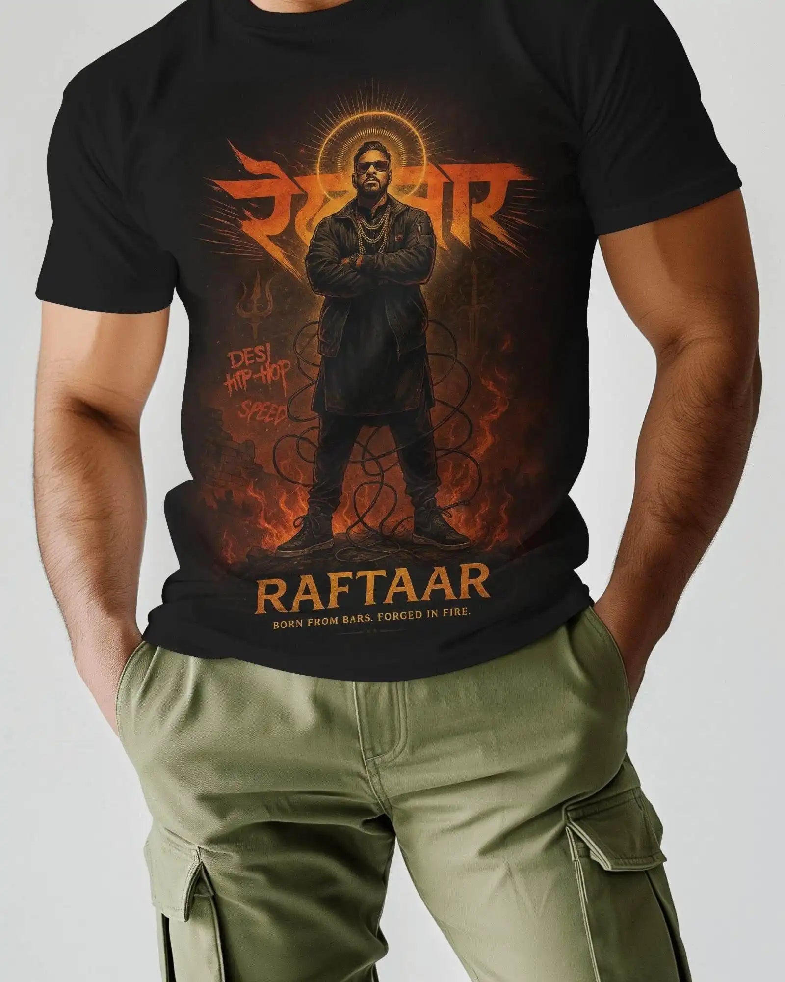 A Raftaar – Born From Bars Graphic T-Shirt (Limited Edition Drop)