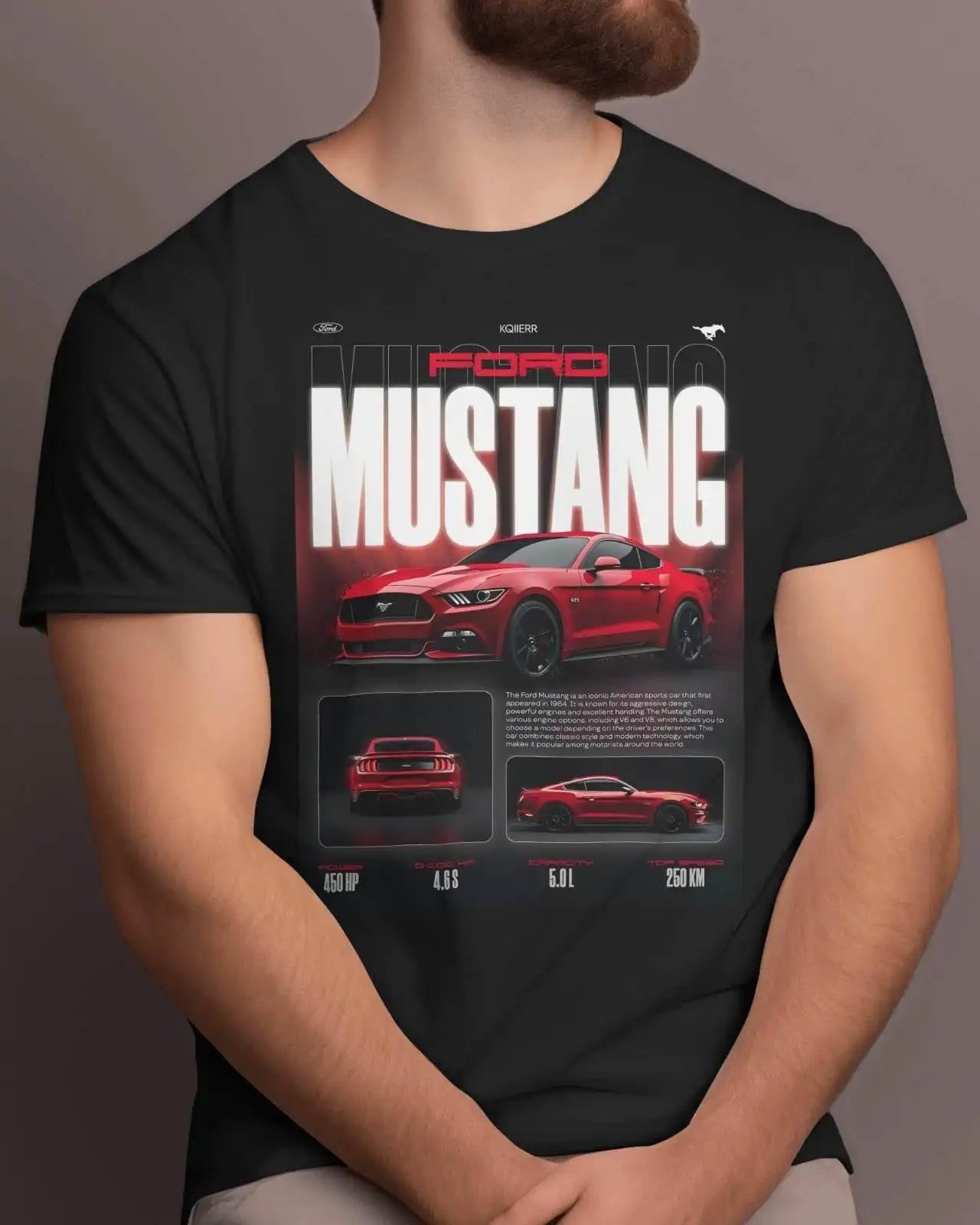 Ford Mustang T-shirt – Redline Edition T-shirt | Italaco