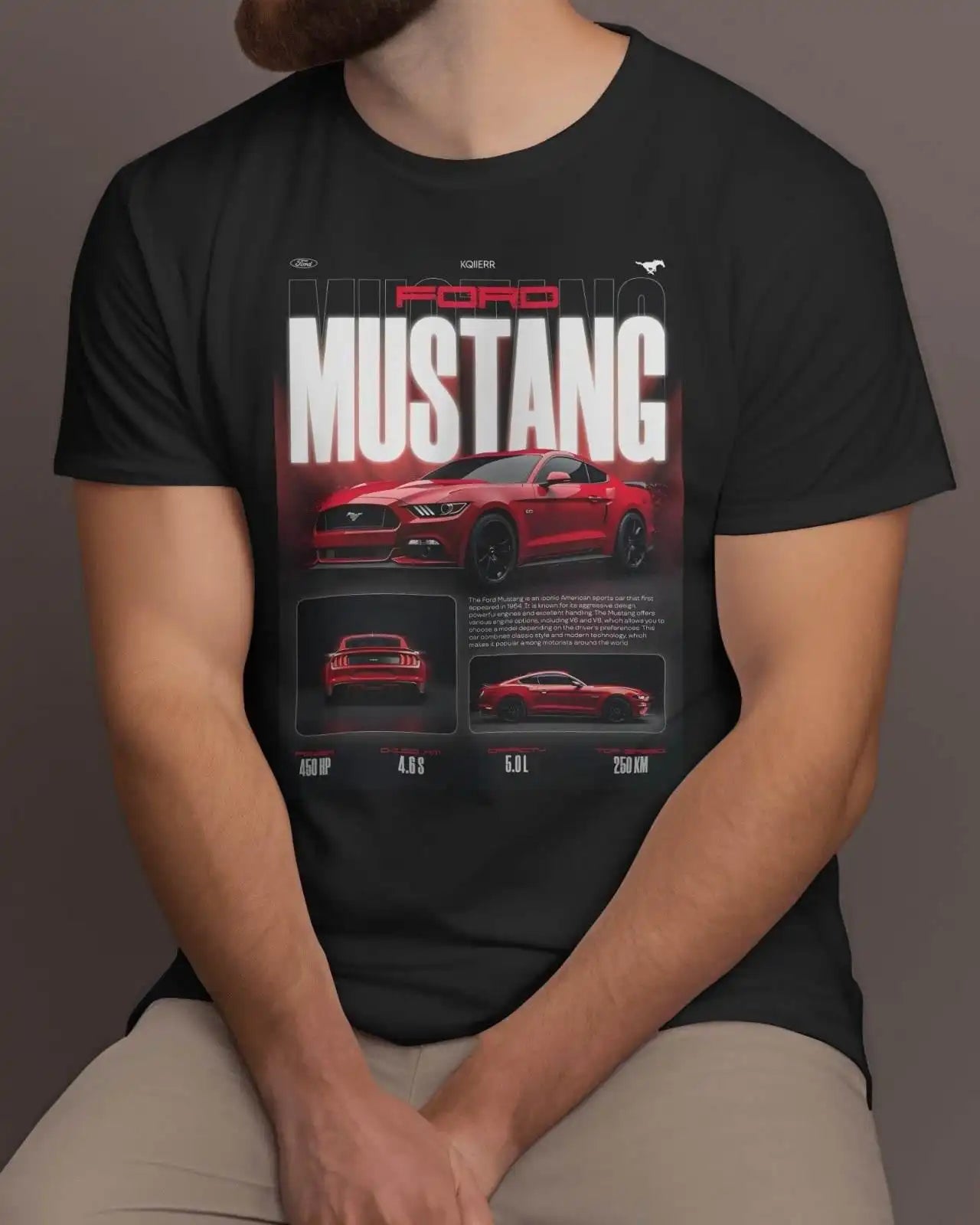Ford Mustang T-shirt – Redline Edition T-shirt | Italaco